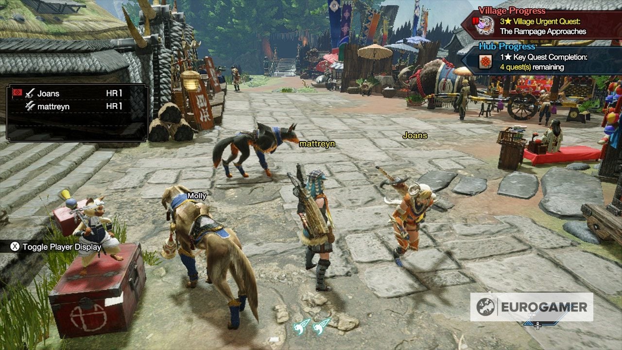 Monster Hunter Rise multiplayer How to join friends and create a lobby for online sessions
